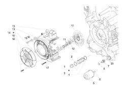 Flywheel magneto cover - Oil filter