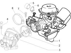 Carburettor, assembly - Union pipe