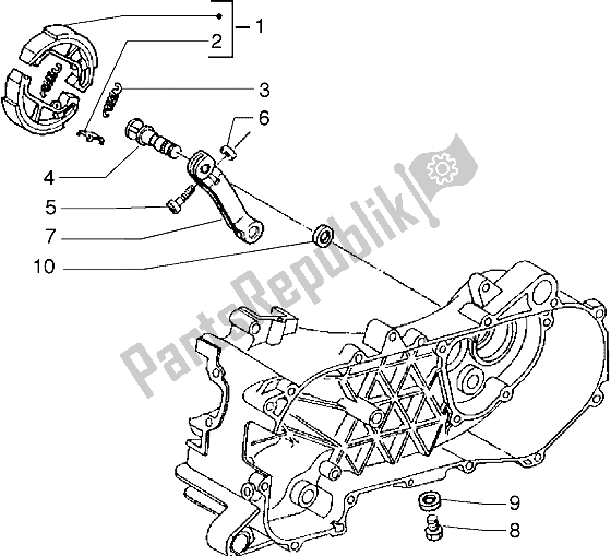 Todas las partes para Freno De Mano de Piaggio Diesis 50 2001