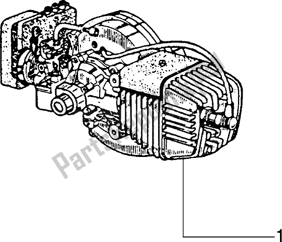 Toutes les pièces pour le Moteur du Piaggio Ciao M Y 99 1995