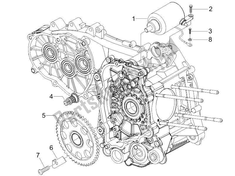 Tutte le parti per il Stater - Avviamento Elettrico del Piaggio Beverly 250 2005