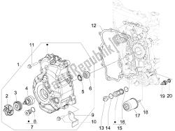 Flywheel magneto cover - Oil filter