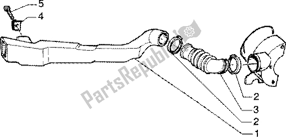 Wszystkie części do Rura Dolotowa Rury Ch? Odzenia Paska Piaggio Liberty 150 Leader 1998