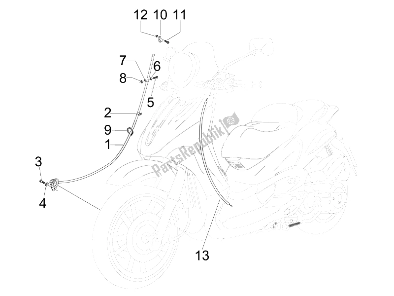 Toutes les pièces pour le Transmissions du Piaggio Beverly 250 Tourer E3 2007