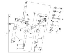 Fork/steering tube - Steering bearing unit