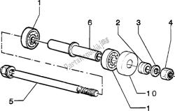 Front wheel component parts