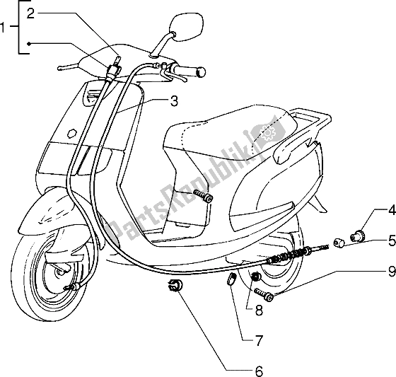 All parts for the Transmissions of the Piaggio Sfera RST 125 1995