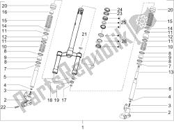 garfo / tubo de direção - unidade de rolamento de direção (2)