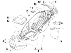 logement de casque - sous la selle