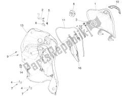 Front glove-box - Knee-guard panel