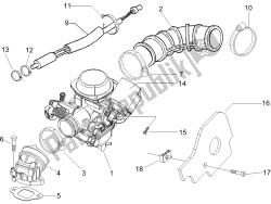 carburatore, gruppo - raccordo