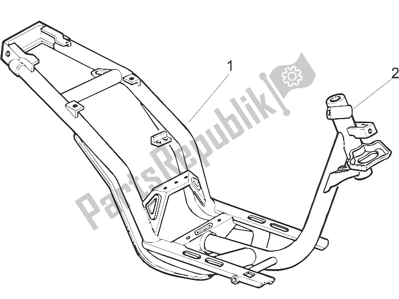 Toutes les pièces pour le Cadre / Carrosserie du Piaggio Liberty 125 4T 2V IE E3 Vietnam 2011