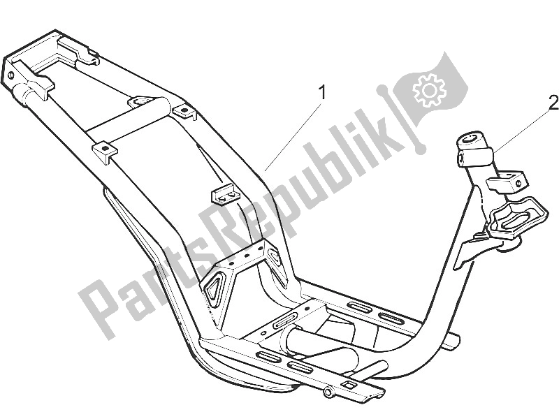 Todas las partes para Marco / Carrocería de Piaggio Liberty 150 4T 2V IE E3 Vietnam 2011