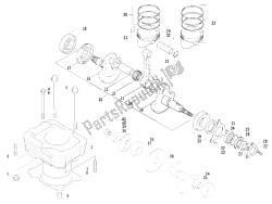 Cylinder-pistston-wrist pin unit