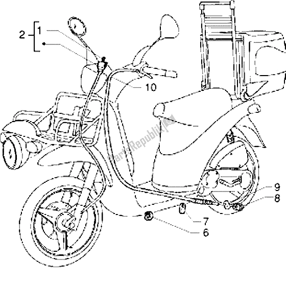 Wszystkie części do Transmisje (2) Piaggio Free Pptt 50 1995