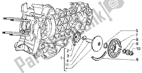 Toutes les pièces pour le Poulie Motrice du Piaggio X9 180 Amalfi 2002