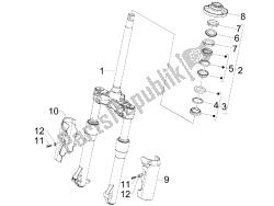 Fork/steering tube - Steering bearing unit