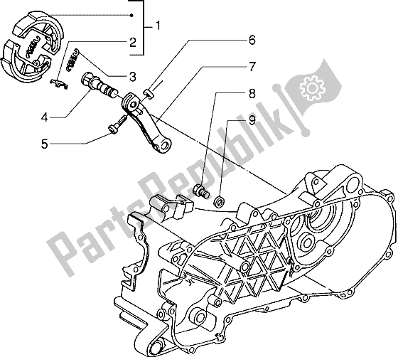 Tutte le parti per il Leva Del Freno del Piaggio Sfera RST 80 1994