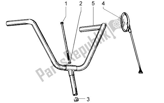 Todas las partes para Bigote Daliniano de Piaggio Ciao 50 2002