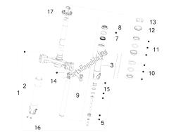 Fork/steering tube - Steering bearing unit