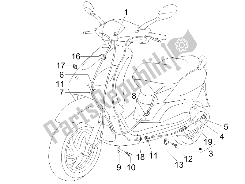 Toutes les pièces pour le Transmissions du Piaggio ZIP 50 2006