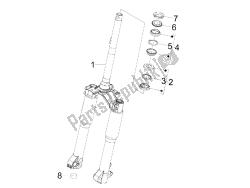 Fork/steering tube - Steering bearing unit