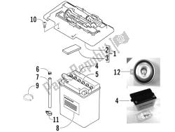 przełączniki zdalnego sterowania - bateria - klakson