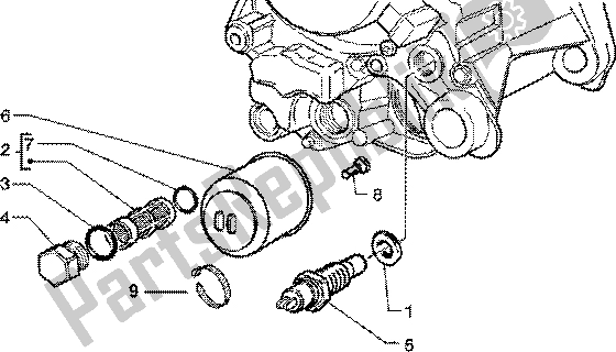 Wszystkie części do Filtr Oleju Piaggio Liberty 150 Leader 1998