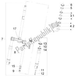 Front wheel suspension