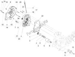 Flywheel magneto cover - Oil filter