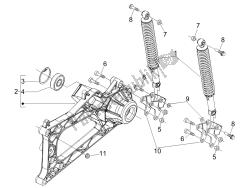 Rear suspension - Shock absorber/s