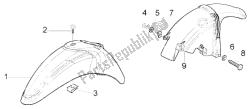 Front and rear mudguard