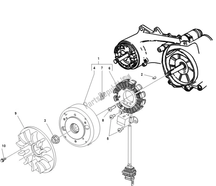 Tutte le parti per il Accensione del Piaggio Liberty 50 4T MOC 2009 2016 2000 - 2010