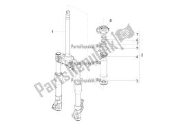 Fork/steering tube - Steering bearing unit