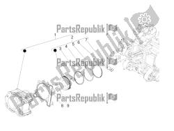 Cylinder-piston-wrist pin unit