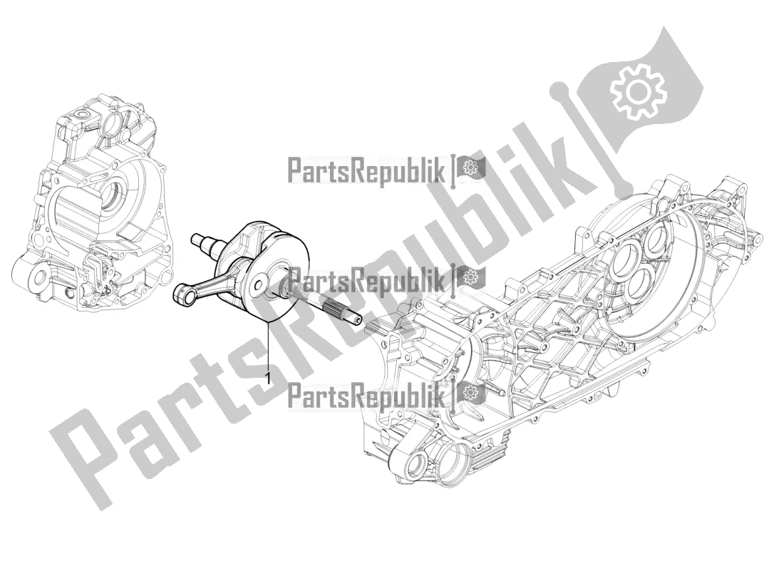 Toutes les pièces pour le Vilebrequin du Piaggio Beverly 350 4V IE 2017
