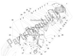 vano portaoggetti anteriore - pannello di protezione per le ginocchia