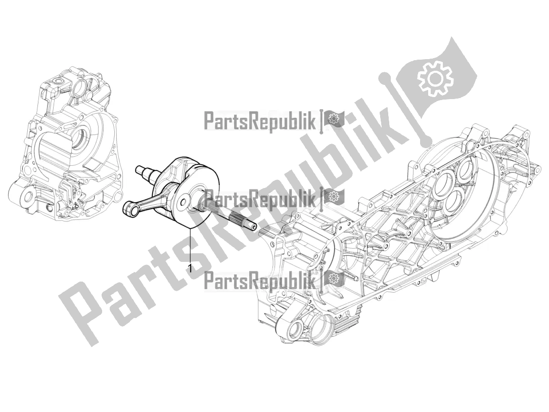 Todas las partes para Cigüeñal de Piaggio Beverly 350 IE ABS 2021