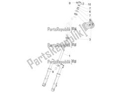 forcella / tubo sterzo - unità cuscinetto sterzo