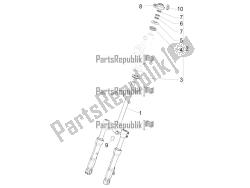 Fork/steering tube - Steering bearing unit