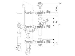 Fork/steering tube - Steering bearing unit