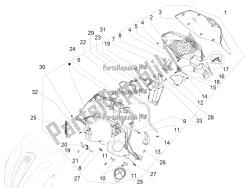 Front glove-box - Knee-guard panel