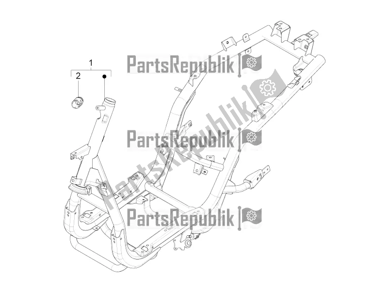 Toutes les pièces pour le Cadre / Carrosserie du Piaggio FLY 125 4 T/3V IE 2016