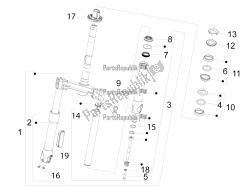 Fork/steering tube - Steering bearing unit