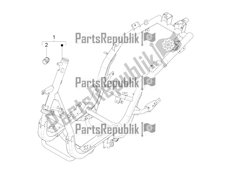 Toutes les pièces pour le Cadre / Carrosserie du Piaggio FLY 150 3V IE 2019