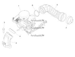 Carburettor, assembly - Union pipe