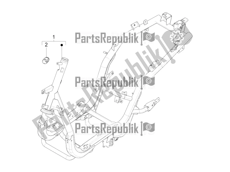 Toutes les pièces pour le Cadre / Carrosserie du Piaggio FLY 50 4T 2V 2016