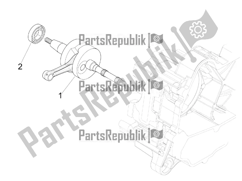 Wszystkie części do Wa? Korbowy Piaggio FLY 50 4T 2V 2018