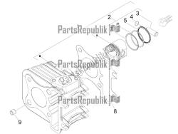 Cylinder-piston-wrist pin unit