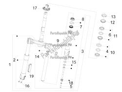 forcella / tubo sterzo - unità cuscinetto sterzo